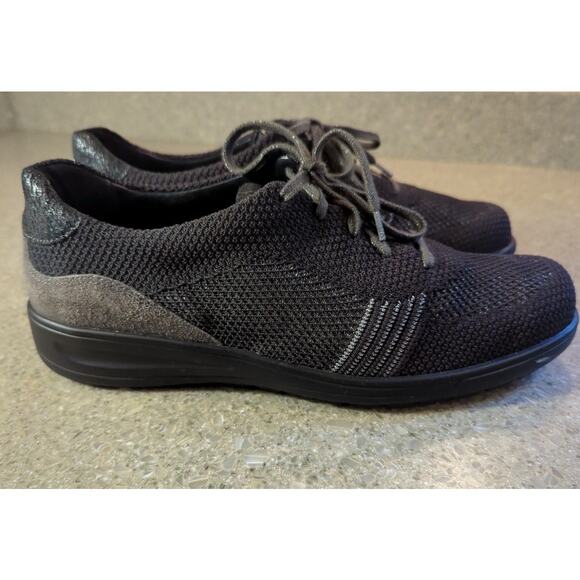 Solidus Heaven Soliknit Anthracite Lace Women's Sz 6 Black w/ Silver accents NEW - Picture 4 of 8